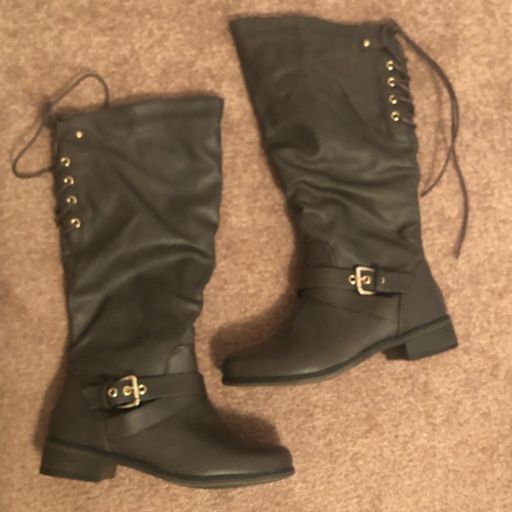 Brown boots
